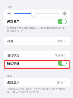 点军苹果授权维修站分享iPhone轻点无法唤醒怎么办