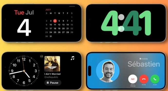 点军苹果手机维修分享iOS17横屏充电待机显示有什么好处 
