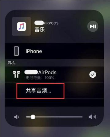 点军苹果14音频维修点分享iPhone14音频共享设置方法 