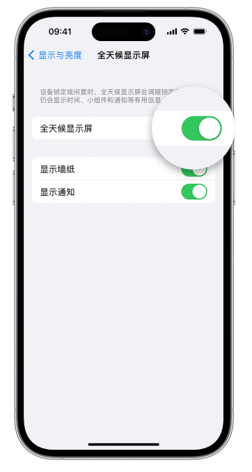 点军苹果14维修店分享如何自定义 iPhone 14 Pro 常亮显示屏 