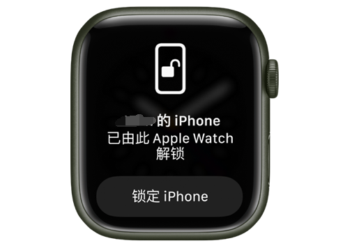 点军苹果手机维修分享用 AppleWatch 解锁配备面容 ID 的 iPhone方法 