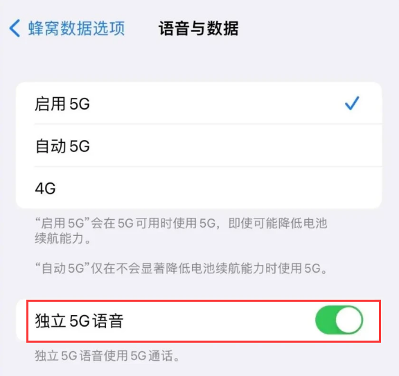 点军苹果14维修分享iPhone 14 Pro如何开启VoNR 