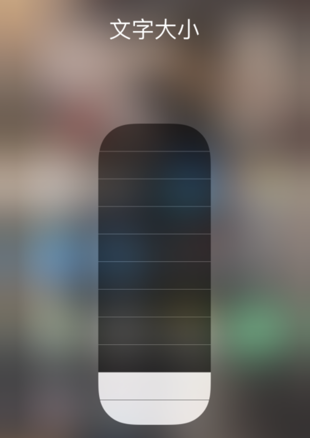 点军苹果手机维修分享小技巧：在 iPhone 控制中心快速调节字体大小 