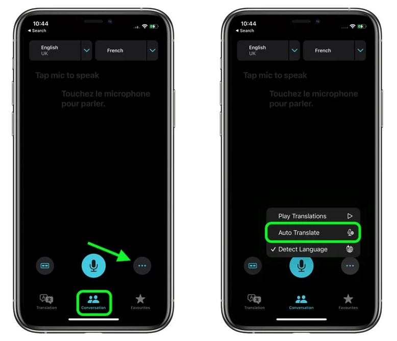 点军苹果手机维修分享iOS 15 “翻译” App 新改进 