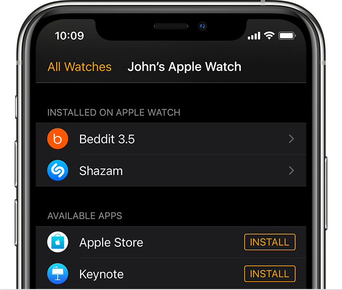 点军苹果手机维修分享如何在 Apple Watch 上下载应用 